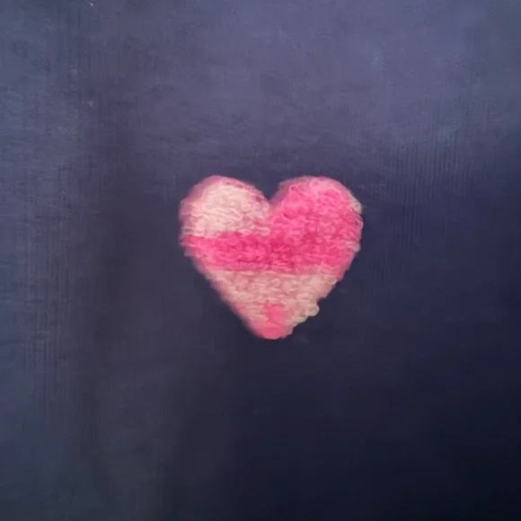 NWT Lilly Pulitzer Rami Long Sleeve Shirt–Navy Wild Heart Chenille Medium - Picture 7 of 15